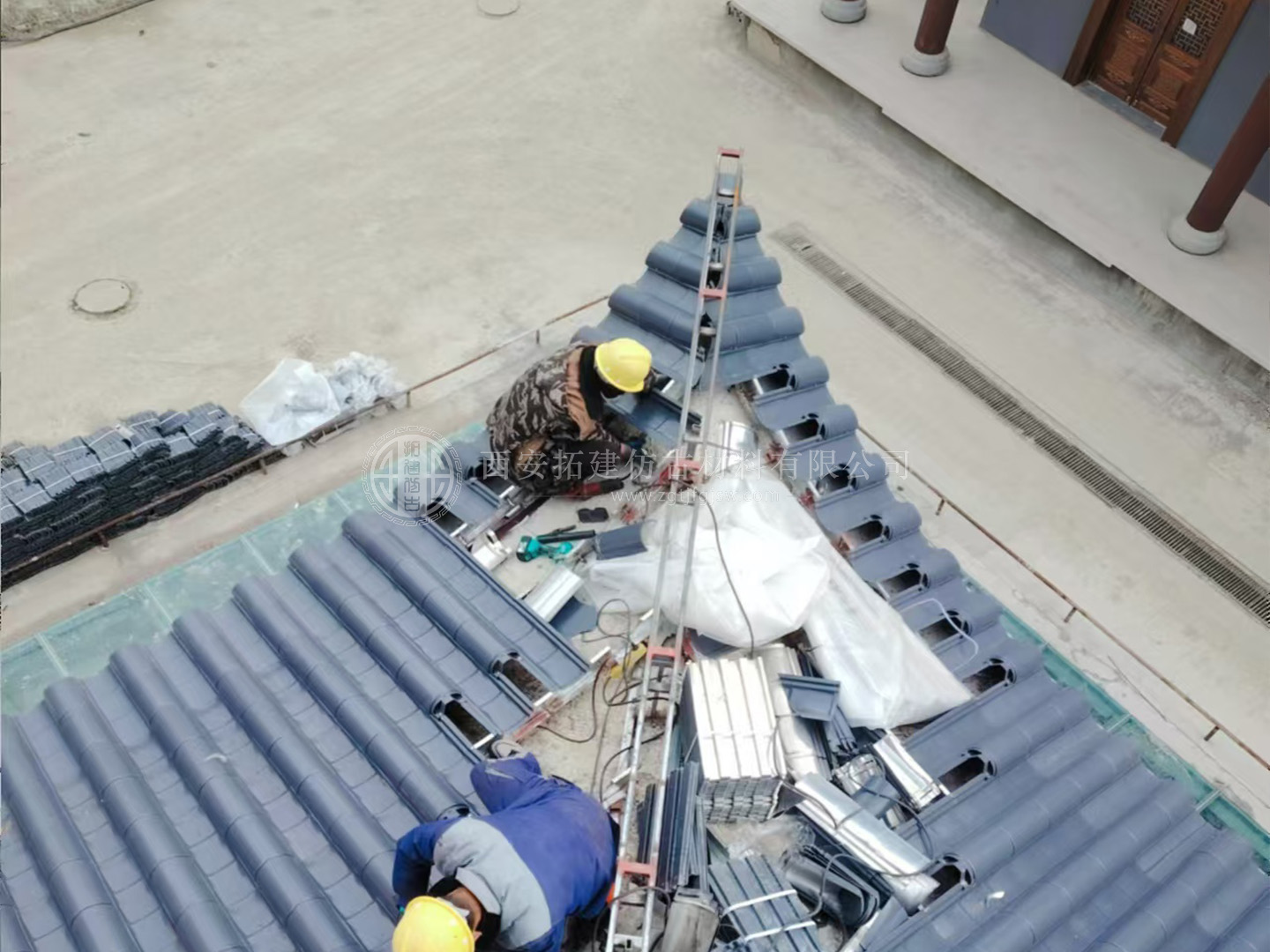 西安拓建金属仿古瓦 八大优势铸就品质标杆