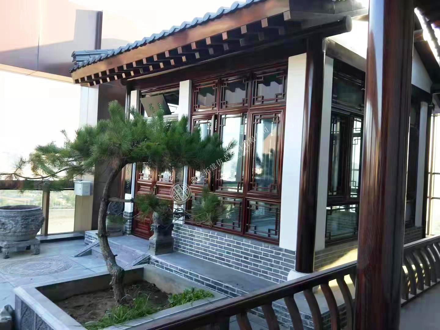 西安拓建铝合金仿古护栏 颜值与实力双优