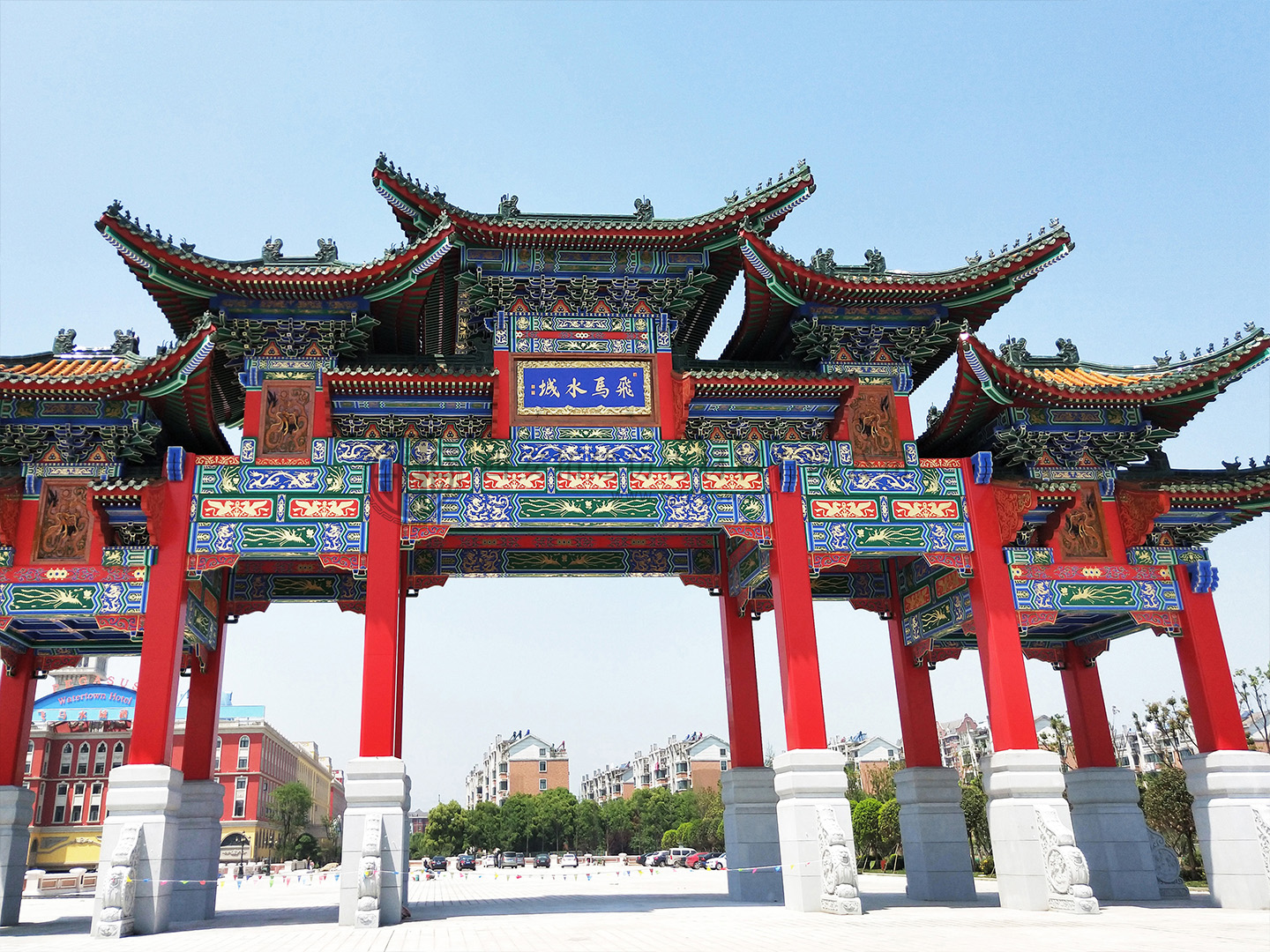 西安拓建铝合金斗拱 传承古建核心效能