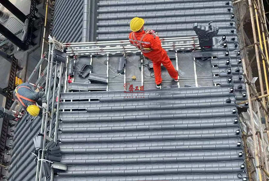 仿古金属瓦选材与施工指南｜西安拓建严控屋面古建品质