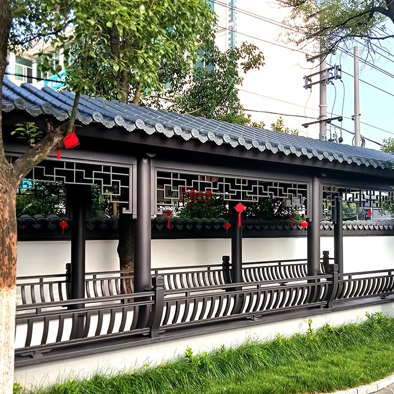 西安拓建古建金属挂落 细节藏风雅 新材筑长久